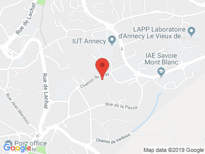 Plan Google Stage recuperation de points à Annecy-le-Vieux proche de Annecy