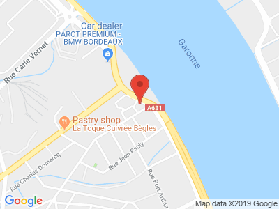 Plan Google Stage recuperation de points à Bègles proche de Madirac