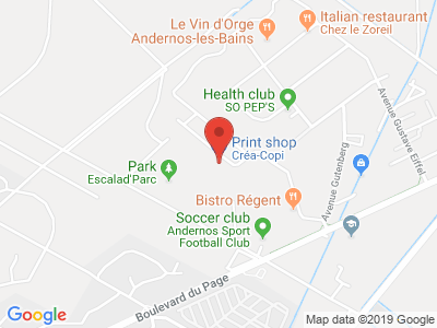 Plan Google Stage recuperation de points à Andernos-les-Bains proche de Ychoux