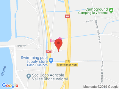 Plan Google Stage recuperation de points à Saulce-sur-Rhône proche de Montélimar