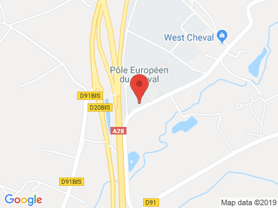 Plan Google Stage recuperation de points à Yvré-l'Évêque proche de Alençon