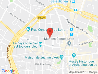 Plan Google Stage recuperation de points à Orléans proche de Saran