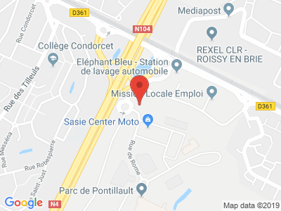 Plan Google Stage recuperation de points à Pontault-Combault proche de Brie-Comte-Robert