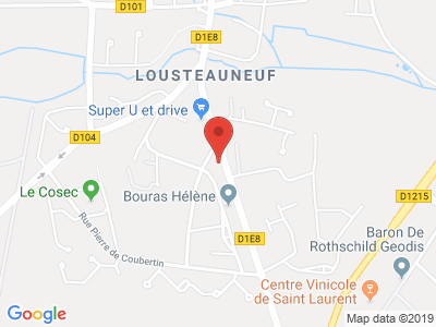 Plan Google Stage recuperation de points à Saint-Laurent-Médoc proche de Étauliers