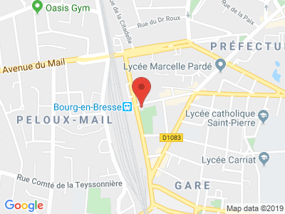 Plan Google Stage recuperation de points à Bourg-en-Bresse