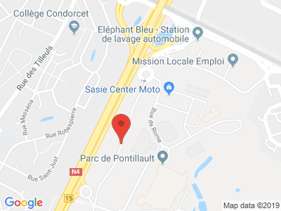 Plan Google Stage recuperation de points à Pontault-Combault proche de Lognes