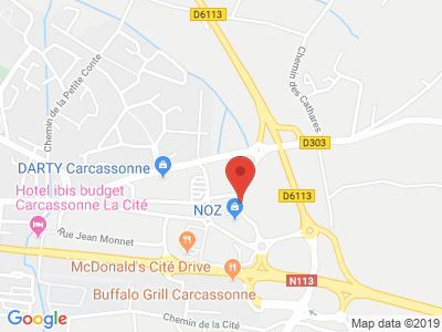 Plan Google Stage recuperation de points à Carcassonne proche de Castelnaudary