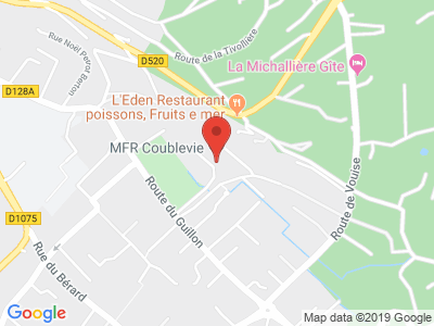 Plan Google Stage recuperation de points à Coublevie proche de Saint-André-le-Gaz