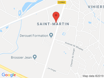Plan Google Stage recuperation de points à Lys-Haut-Layon proche de Angers
