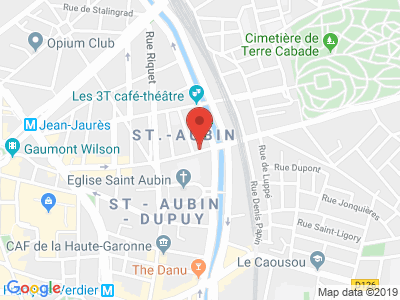 Plan Google Stage recuperation de points à Toulouse proche de Union