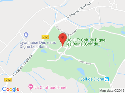 Plan Google Stage recuperation de points à Digne-les-Bains proche de Forcalquier