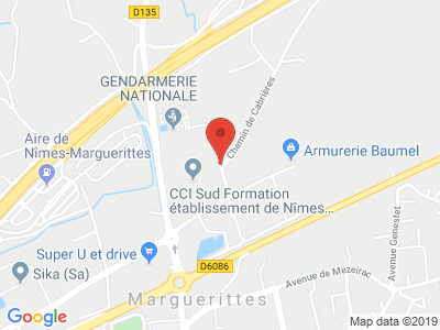 Plan Google Stage recuperation de points à Marguerittes proche de Arles