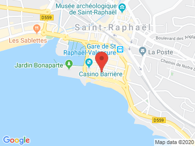 Plan Google Stage recuperation de points à Saint-Raphaël proche de Draguignan