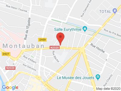 Plan Google Stage recuperation de points à Montauban