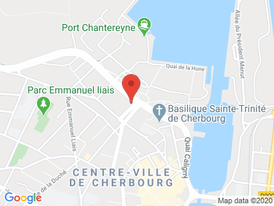 Plan Google Stage recuperation de points à Cherbourg-Octeville