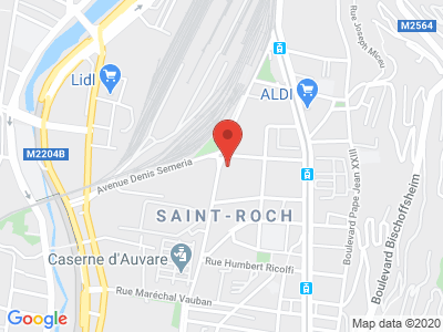 Plan Google Stage recuperation de points à Nice proche de Menton