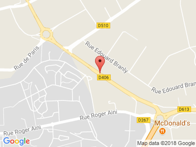 Plan Google Stage recuperation de points à Lisieux proche de Bernay