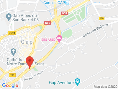 Plan Google Stage recuperation de points à Gap proche de Digne-les-Bains