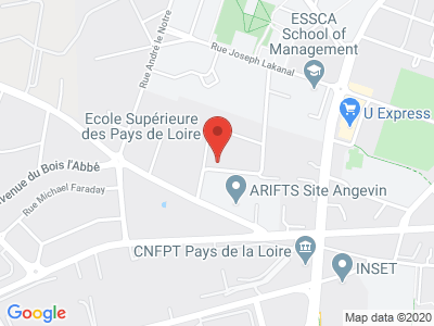 Plan Google Stage recuperation de points à Angers