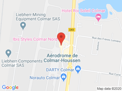 Plan Google Stage recuperation de points à Colmar proche de Saint-Dié-des-Vosges