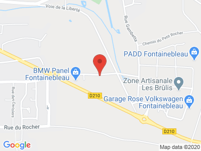 Plan Google Stage recuperation de points à Samoreau proche de Bray-sur-Seine