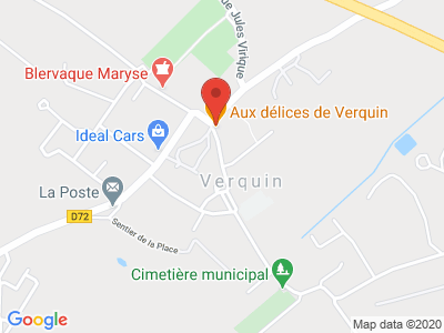 Plan Google Stage recuperation de points à Verquin proche de Béthune