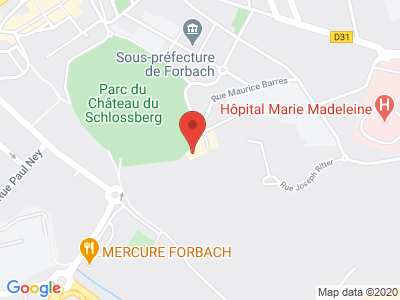 Plan Google Stage recuperation de points à Forbach proche de Sarreguemines