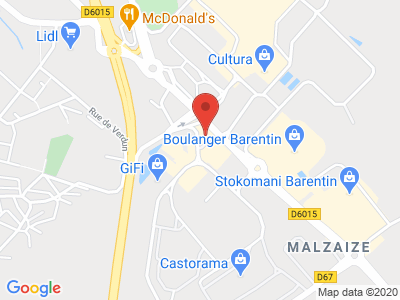 Plan Google Stage recuperation de points à Barentin proche de Saint-Jean-du-Cardonnay