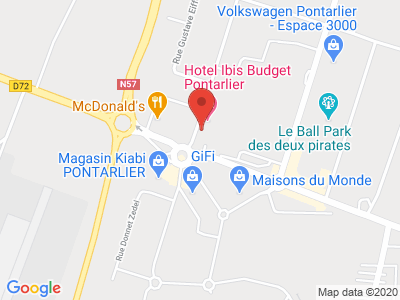 Plan Google Stage recuperation de points à Pontarlier proche de Champagnole