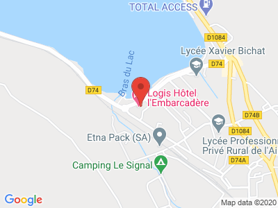 Plan Google Stage recuperation de points à Nantua proche de Bourg-en-Bresse