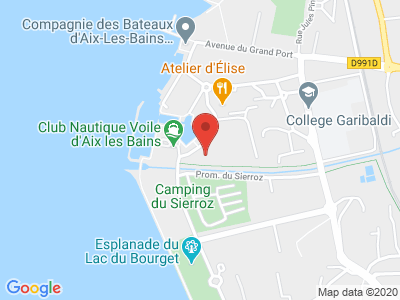 Plan Google Stage recuperation de points à Aix-les-Bains