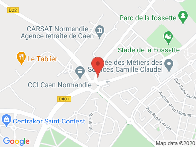 Plan Google Stage recuperation de points à Caen