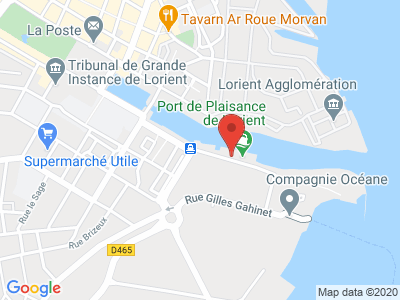 Plan Google Stage recuperation de points à Lorient proche de Ploemeur