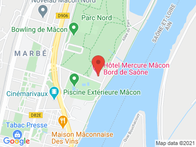 Plan Google Stage recuperation de points à Mâcon proche de Brienne