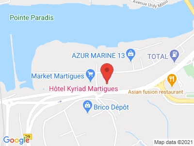 Plan Google Stage recuperation de points à Martigues proche de Marignane