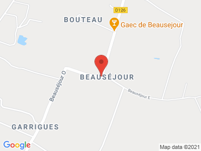 Plan Google Stage recuperation de points à Gironde-sur-Dropt proche de Langon