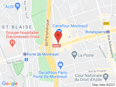 Plan Google Stage recuperation de points à Paris