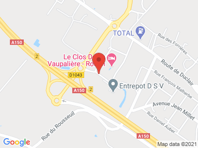 Plan Google Stage recuperation de points à Vaupalière proche de Saint-Jean-du-Cardonnay