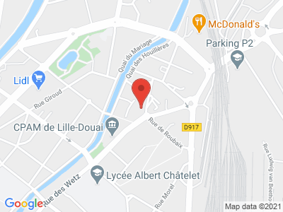 Plan Google Stage recuperation de points à Douai