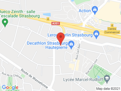 Plan Google Stage recuperation de points à Eckbolsheim proche de Strasbourg