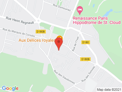 Plan Google Stage recuperation de points à Rueil-Malmaison