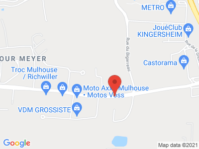 Plan Google Stage recuperation de points à Kingersheim proche de Mulhouse