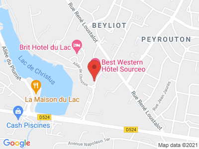 Plan Google Stage recuperation de points à Saint-Paul-lès-Dax proche de Saint-Vincent-de-Tyrosse