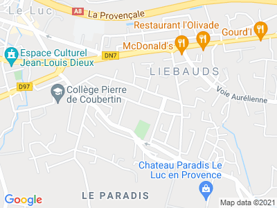 Plan Google Stage recuperation de points à Fréjus proche de Draguignan