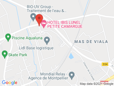 Plan Google Stage recuperation de points à Lunel proche de Nîmes