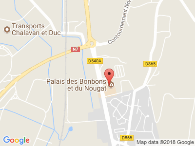 Plan Google Stage recuperation de points à Montélimar proche de Privas