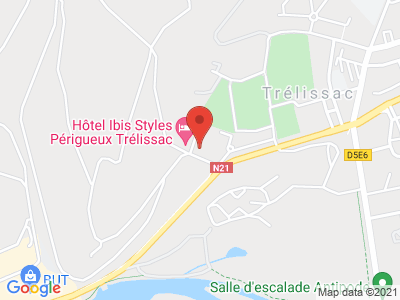Plan Google Stage recuperation de points à Trélissac proche de Bergerac