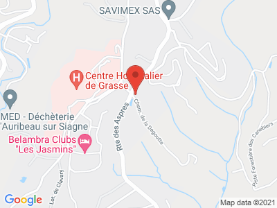 Plan Google Stage recuperation de points à Mouans-Sartoux proche de Biot