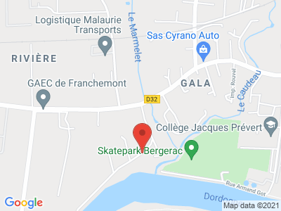 Plan Google Stage recuperation de points à Bergerac