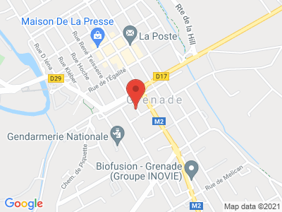 Plan Google Stage recuperation de points à Grenade proche de Montauban